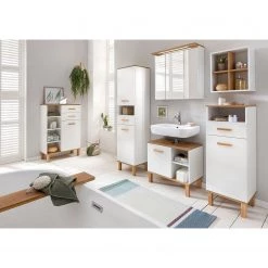 Schildmeyer Étagère murale Padua - Blanc -Meubles de salle de bain Soldes 2022 1000166815 190412 07404900014 MOOD GALLERYIMAGES P000000001000166815 mood