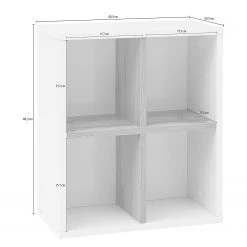 Schildmeyer Étagère murale Padua - Blanc -Meubles de salle de bain Soldes 2022 1000166815 190412 15394800008 GALLERYIMAGES P000000001000166815