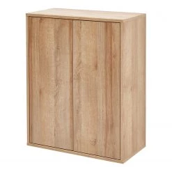 Fackelmann Meuble bas Finn - Imitation chêne noueux