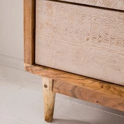 Ars manufacti Salle de bain Buuda I (2 éléments) - Partiellement en acacia massif - Écru / Acacia -Meubles de salle de bain Soldes 2022 1000168985 200212 12274500016 DETAILS P000000001000168985