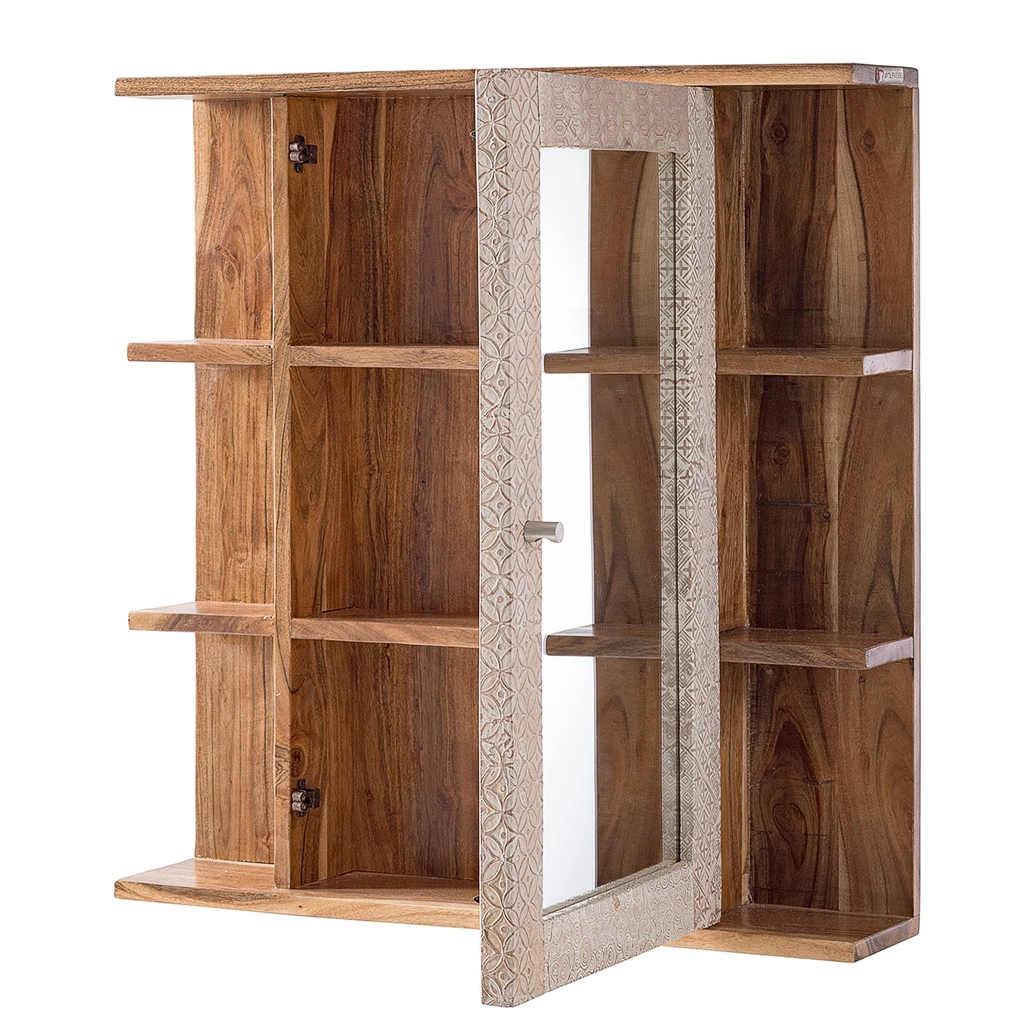 Ars manufacti Salle de bain Buuda II (3 éléments) - Partiellement en acacia massif - Écru / Acacia 17 Ars manufacti Salle de bain Buuda II (3 éléments) - Partiellement en acacia massif - Écru / Acacia – Image 15