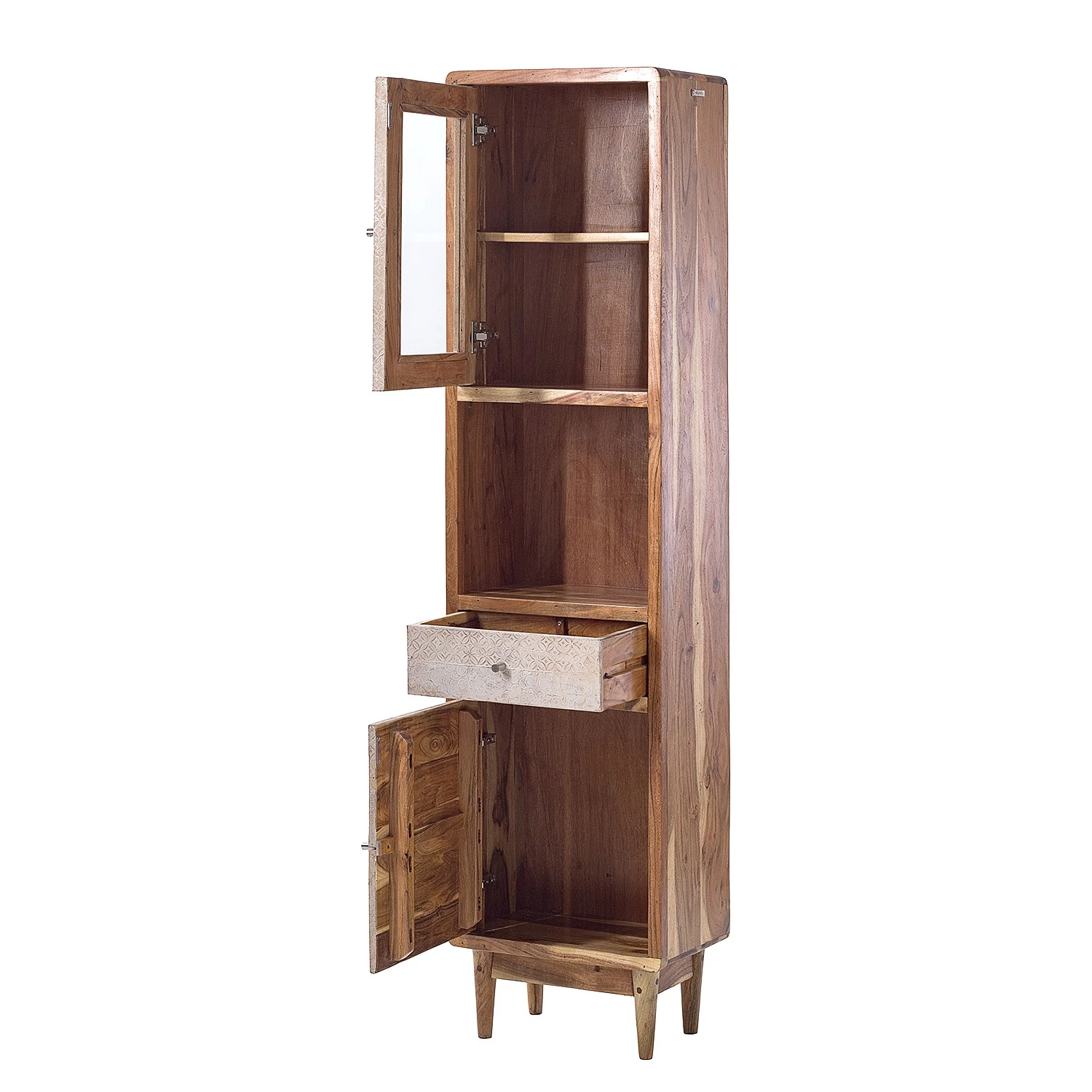 Ars manufacti Salle de bain Buuda II (3 éléments) - Partiellement en acacia massif - Écru / Acacia 23 Ars manufacti Salle de bain Buuda II (3 éléments) - Partiellement en acacia massif - Écru / Acacia – Image 21