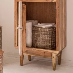 Ars manufacti Salle de bain Buuda III (4 éléments) - Partiellement en acacia massif - Écru / Acacia -Meubles de salle de bain Soldes 2022 1000168987 200212 12274600066 DETAILS P000000001000168987