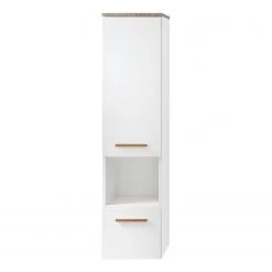 Pelipal Armoire de salle de bain Quickset 931 - Blanc / Imitation chêne