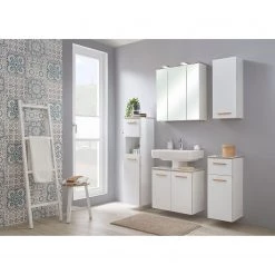 Pelipal Armoire de salle de bain Quickset 931 - Blanc / Imitation chêne -Meubles de salle de bain Soldes 2022 1000173884 190510 15544800008 MOOD GALLERYIMAGES P000000001000173884 mood