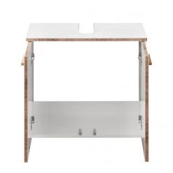 Pelipal Salle de bain Burgas I (3 éléments) - Avec éclairage  - Blanc / Imitation chêne -Meubles de salle de bain Soldes 2022 1000173886 190510 15544800018 GALLERYIMAGES P000000001000173886