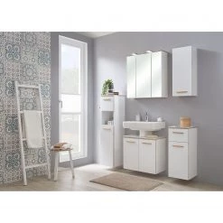 Pelipal Meuble bas Quickset 931 - Blanc / Imitation chêne -Meubles de salle de bain Soldes 2022 1000173895 190527 16163000009 MOOD GALLERYIMAGES P000000001000173895 mood