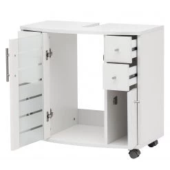 Schildmeyer Meuble sous lavabo Niko II - verre - Blanc 10 Schildmeyer Meuble sous lavabo Niko II - verre - Blanc -Meubles de salle de bain Soldes 2022 1000174166 190515 14032500009 GALLERYIMAGES P000000001000174166