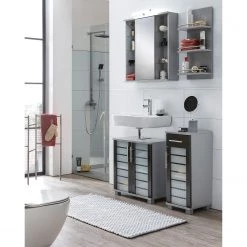 Schildmeyer Meuble bas Niko - verre - Anthracite -Meubles de salle de bain Soldes 2022 1000174169 190522 12464800009 MOOD GALLERYIMAGES P000000001000174169 mood