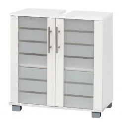 Schildmeyer Meuble sous lavabo Niko I - verre - Blanc