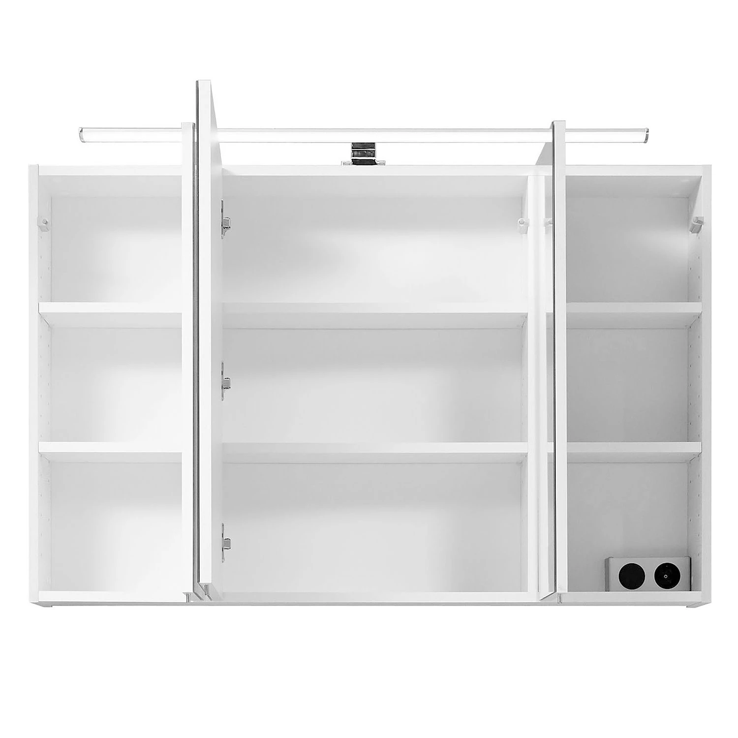 Pelipal Salle de bain Quickset 936 IV (5 élém.) - - Éclairage inclus - Imitation chêne blanc / Chrome 6 Pelipal Salle de bain Quickset 936 IV (5 élém.) - - Éclairage inclus - Imitation chêne blanc / Chrome – Image 4