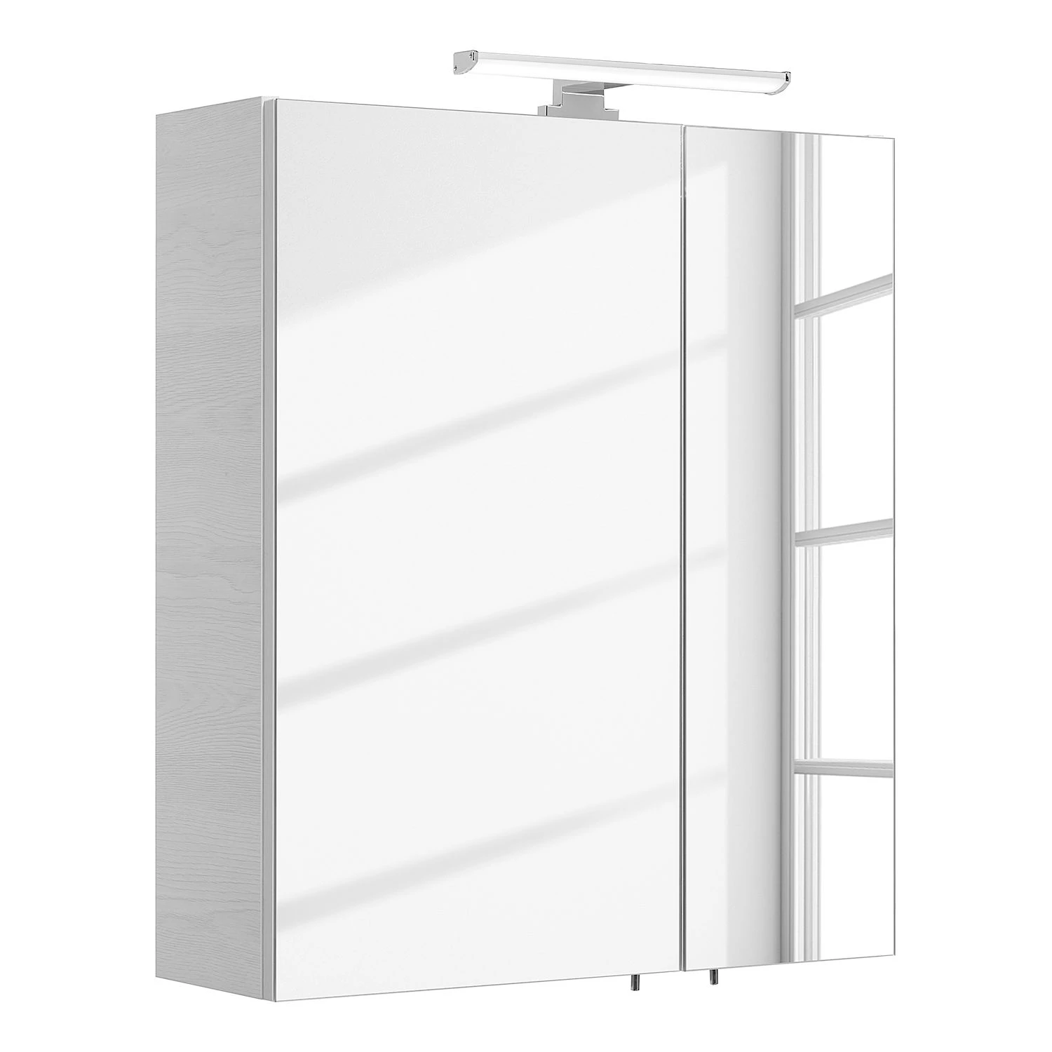 Pelipal Salle de bain Quickset 936 I (4 élém.) - - Éclairage inclus - Imitation chêne blanc / Chrome 10 Pelipal Salle de bain Quickset 936 I (4 élém.) - - Éclairage inclus - Imitation chêne blanc / Chrome – Image 8