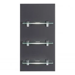 Posseik Étagère murale LED Viva - Anthracite -Meubles de salle de bain Soldes 2022 1000179479 190711 09165400010 DETAILS P000000001000179479