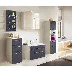 Posseik Meuble vasque Viva II - Anthracite -Meubles de salle de bain Soldes 2022 1000179503 190711 09170700163 MOOD DETAILS P000000001000179503 mood