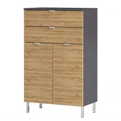 Germania Meuble bas Mauresa - Imitation chêne Grandson / Graphite