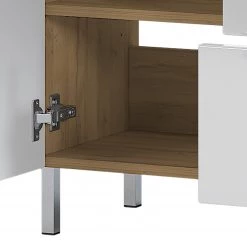 Germania Salle de bain Mauresa III (2 éléments) - Blanc / Imitation chêne Grandson -Meubles de salle de bain Soldes 2022 1000180818 190718 10020700076 DETAILS P000000001000180818