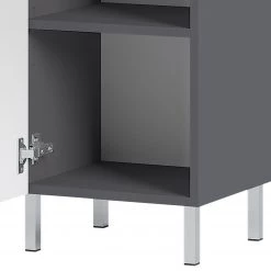 Germania Salle de bain Mauresa I (4 éléments) - Avec éclairage - Blanc / Graphite -Meubles de salle de bain Soldes 2022 1000180821 190718 10020800109 DETAILS P000000001000180821