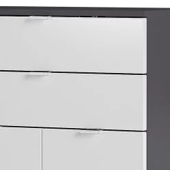 Germania Salle de bain Mauresa I (4 éléments) - Avec éclairage - Blanc / Graphite -Meubles de salle de bain Soldes 2022 1000180821 190718 10020800110 DETAILS P000000001000180821