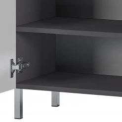 Germania Salle de bain Mauresa I (4 éléments) - Avec éclairage - Blanc / Graphite -Meubles de salle de bain Soldes 2022 1000180821 190718 10020800111 DETAILS P000000001000180821