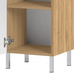 Germania Colonne de salle de bain Mauresa - Blanc / Imitation chêne Grandson -Meubles de salle de bain Soldes 2022 1000180825 190718 10020900140 DETAILS P000000001000180825