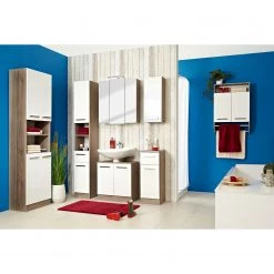 Pelipal 1 porte-torchons - Blanc brillant / Imitation chêne Sanremo Terra -Meubles de salle de bain Soldes 2022 1000188238 190913 07173200022 MOOD DETAILS P000000001000188238 mood