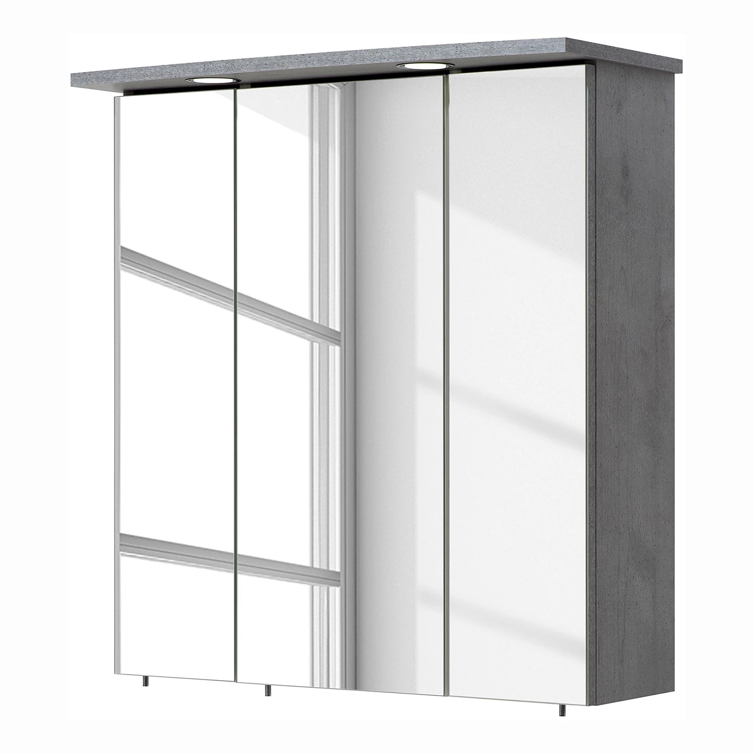 Pelipal Armoire de toilette Hanau - imitation béton 3 Pelipal Armoire de toilette Hanau - imitation béton