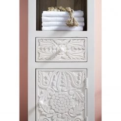 Maison Belfort Colonne de salle de bain Mirador - Manguier massif - Blanc 29 Maison Belfort Colonne de salle de bain Mirador - Manguier massif - Blanc -Meubles de salle de bain Soldes 2022 1000190248 200618 07461300019 MOOD DETAILS P000000001000190248 mood