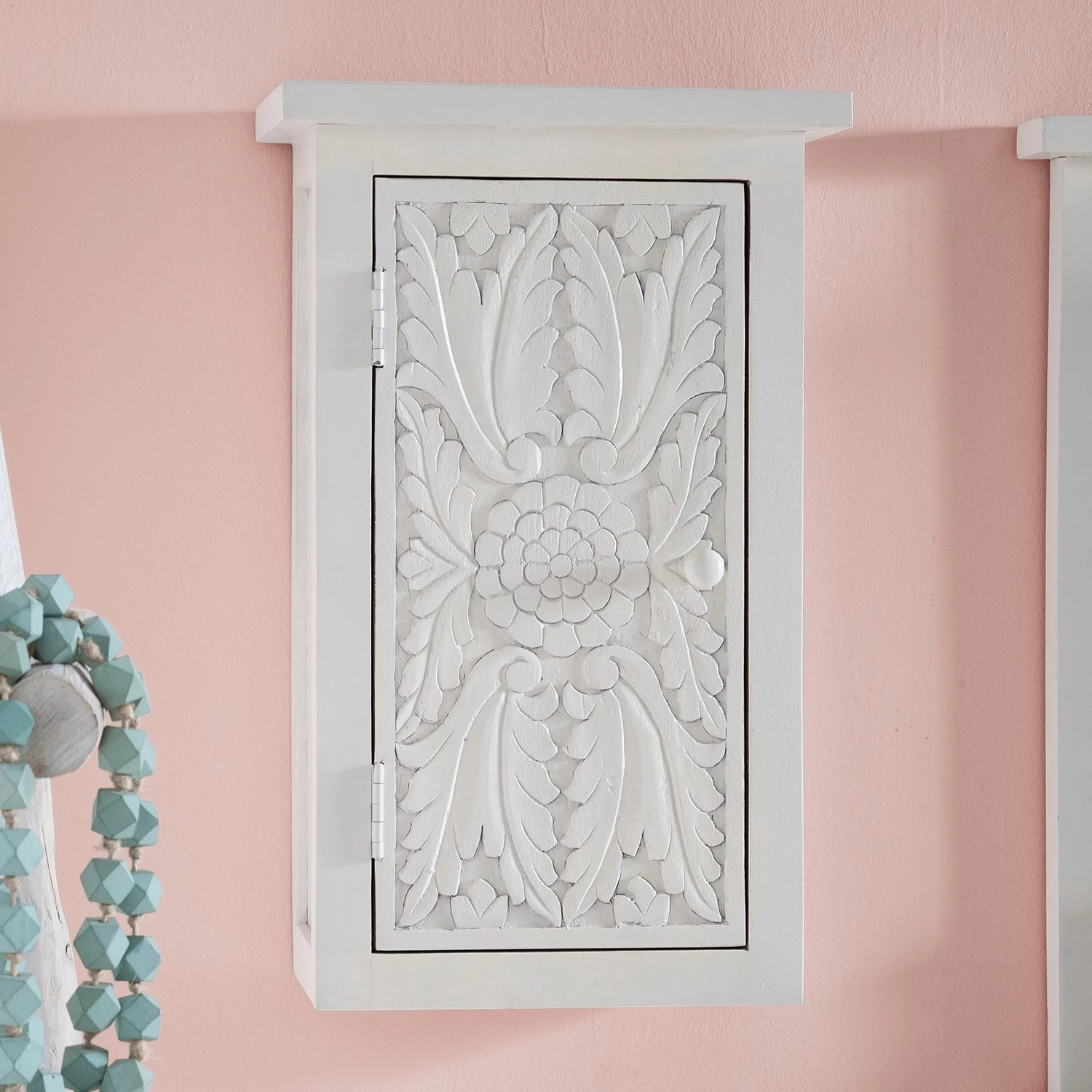 Maison Belfort Meuble haut Mirador - Manguier massif - Blanc 4 Maison Belfort Meuble haut Mirador - Manguier massif - Blanc – Image 2