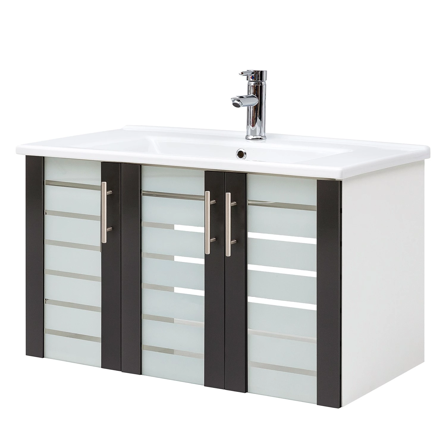 Schildmeyer Salle de bain Niko (3 éléments) - Éclairage inclus - Anthracite 6 Schildmeyer Salle de bain Niko (3 éléments) - Éclairage inclus - Anthracite – Image 4