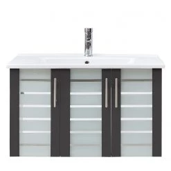 Schildmeyer Salle de bain Niko (3 éléments) - Éclairage inclus - Anthracite 13 Schildmeyer Salle de bain Niko (3 éléments) - Éclairage inclus - Anthracite -Meubles de salle de bain Soldes 2022 1000191366 191023 16394200011 DETAILS P000000001000191366