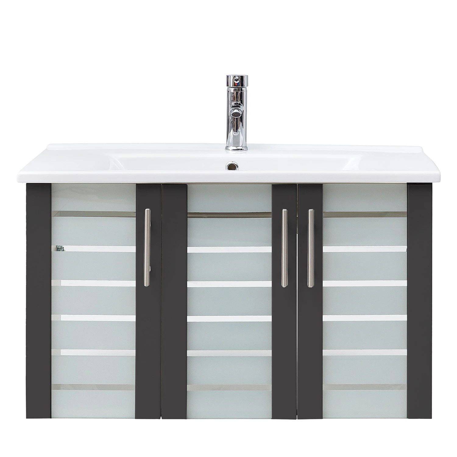 Schildmeyer Salle de bain Niko (3 éléments) - Éclairage inclus - Anthracite 7 Schildmeyer Salle de bain Niko (3 éléments) - Éclairage inclus - Anthracite – Image 5