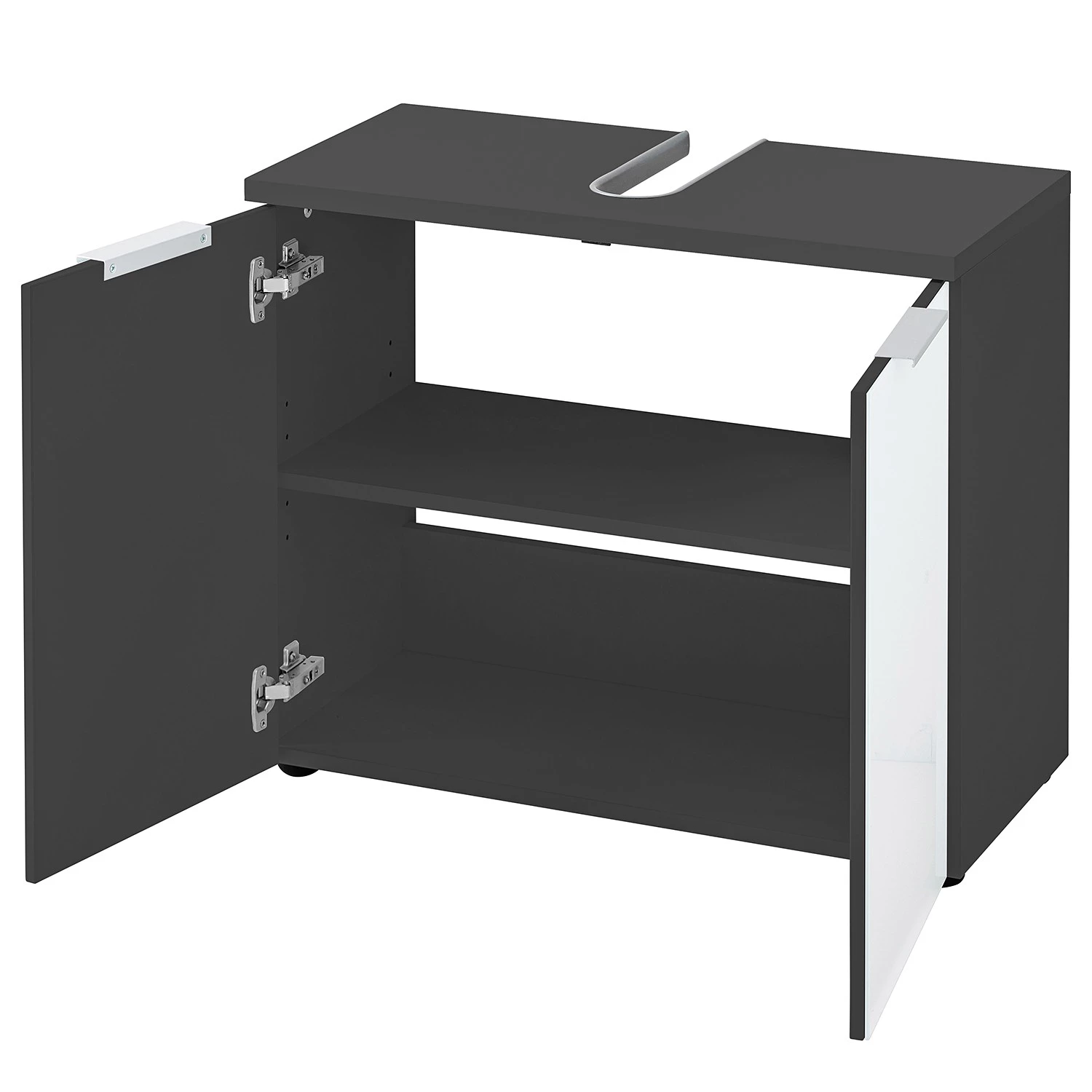 Germania Salle de bain Pescara IX (3 éléments) - Verre - Graphite 6 Germania Salle de bain Pescara IX (3 éléments) - Verre - Graphite – Image 4