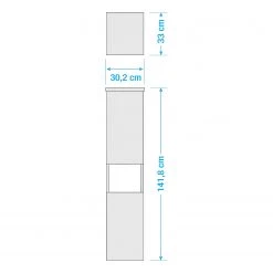 Pelipal Colonne de salle de bain Tiberio - Gris mat -Meubles de salle de bain Soldes 2022 1000194073 191115 13255500026 SKETCH DETAILS P000000001000194073 sketch