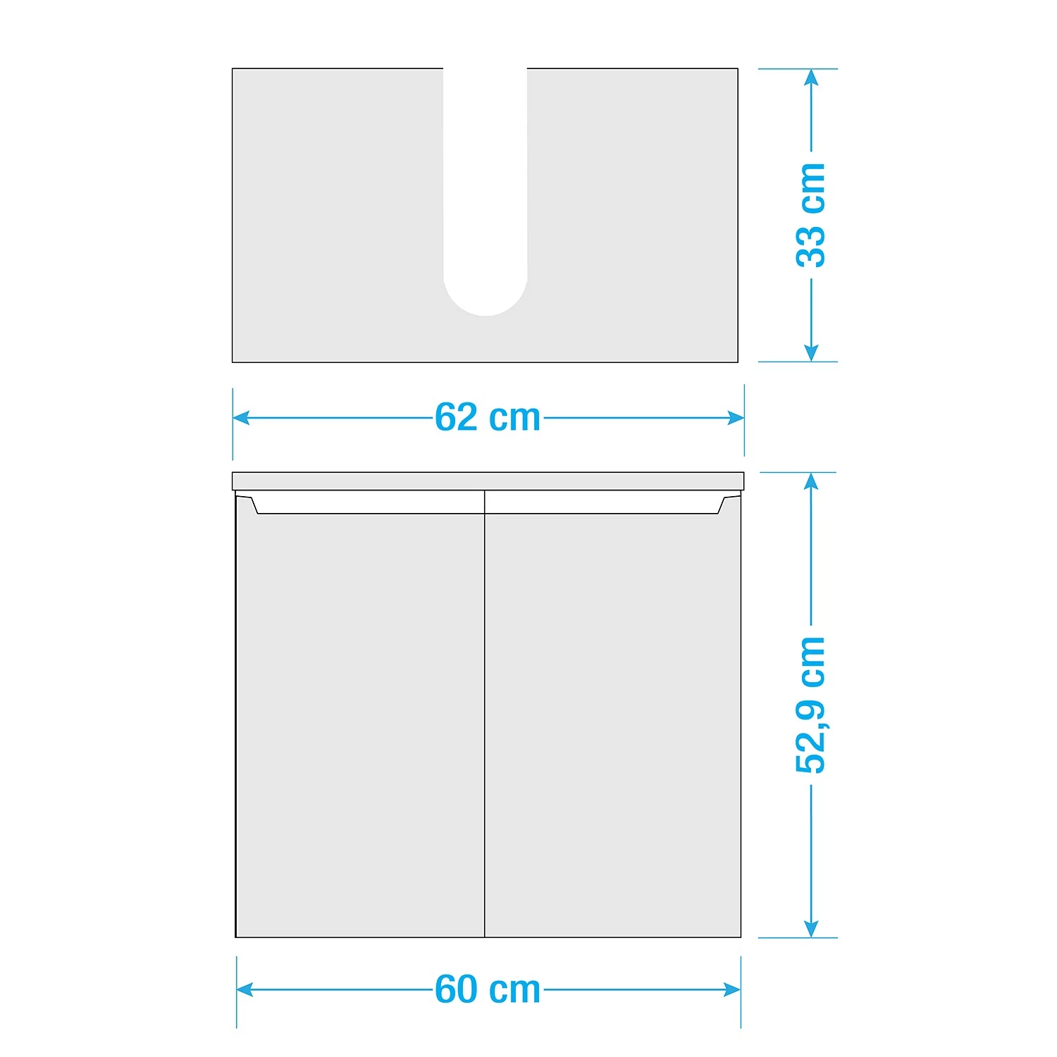 Pelipal Meuble sous lavabo Tiberio I - Gris mat 11 Pelipal Meuble sous lavabo Tiberio I - Gris mat – Image 9
