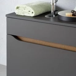 Pelipal Meuble sous lavabo Tiberio II - Gris mat -Meubles de salle de bain Soldes 2022 1000194075 191115 13255500043 DETAILS P000000001000194075