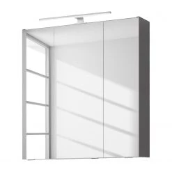 Pelipal Armoire de toilette Tiberio - Avec éclairage intégré - Gris mat - Largeur : 65 cm