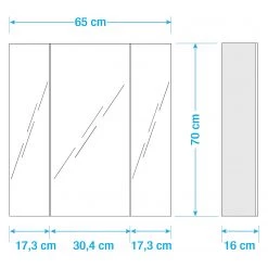 Pelipal Armoire de toilette Tiberio - Avec éclairage intégré - Gris mat - Largeur : 65 cm 19 Pelipal Armoire de toilette Tiberio - Avec éclairage intégré - Gris mat - Largeur : 65 cm -Meubles de salle de bain Soldes 2022 1000194076 191115 13255500055 SKETCH DETAILS P000000001000194076 sketch