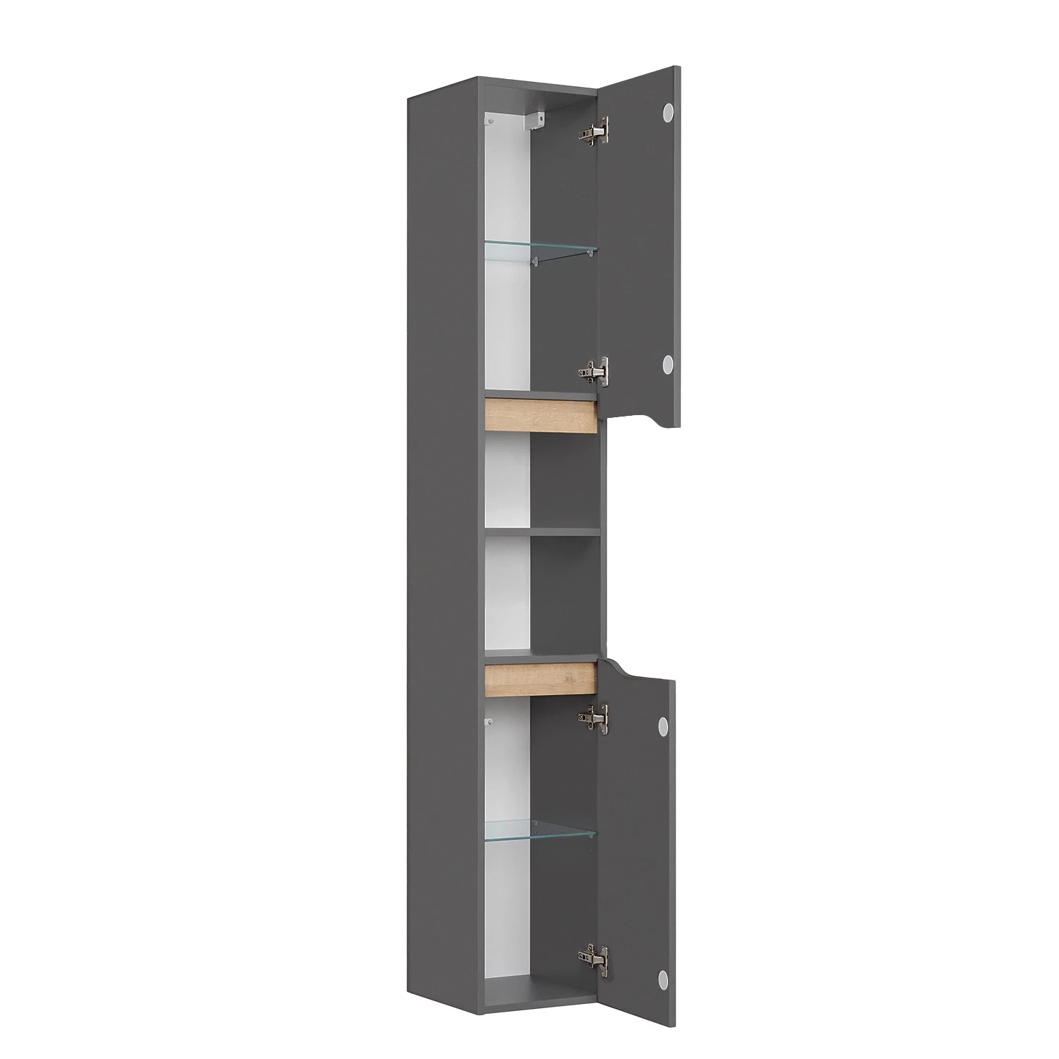 Pelipal Armoire Tiberio - Gris quartz mat / Imitation chêne Riviera 7 Pelipal Armoire Tiberio - Gris quartz mat / Imitation chêne Riviera – Image 5