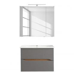 Pelipal Salle de bain Tiberio III (2 éléments) - Avec éclairage - Gris quartz mat / Imitation chêne Riviera 19 Pelipal Salle de bain Tiberio III (2 éléments) - Avec éclairage - Gris quartz mat / Imitation chêne Riviera -Meubles de salle de bain Soldes 2022 1000194086 191115 13255700123 DETAILS P000000001000194086