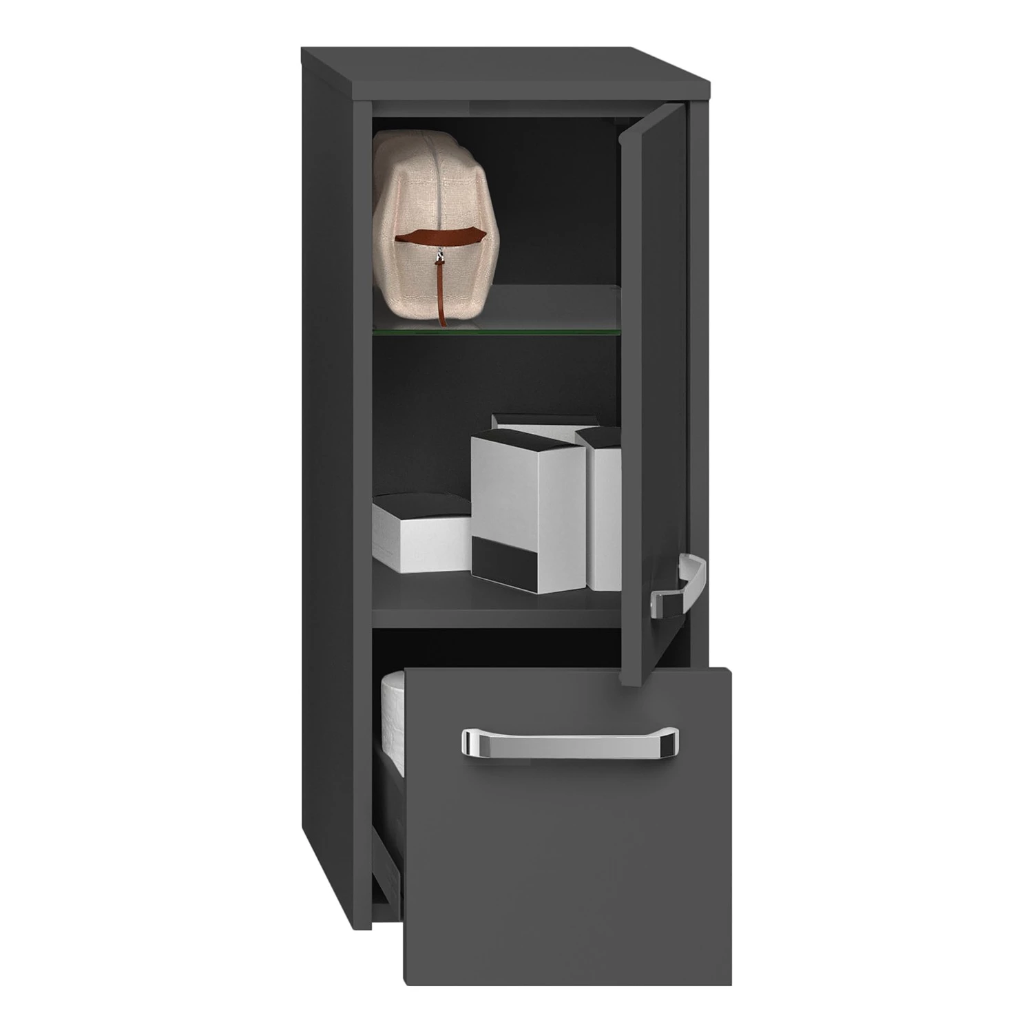 Pelipal Armoire de salle de bain 3050 - Gris mat 6 Pelipal Armoire de salle de bain 3050 - Gris mat – Image 4