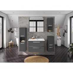 Pelipal Meuble haut 3050 - Gris mat -Meubles de salle de bain Soldes 2022 1000194094 191112 15580100015 MOOD DETAILS P000000001000194094 mood