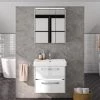 Pelipal Salle de bain 3050 II (2 éléments) - Éclairage tiroir inclus - Avec vasque en céramique - Blanc brillant - Largeur : 65 cm -Meubles de salle de bain Soldes 2022 1000194105 191112 15580900091 MOOD IMAGE P000000001000194105 mood