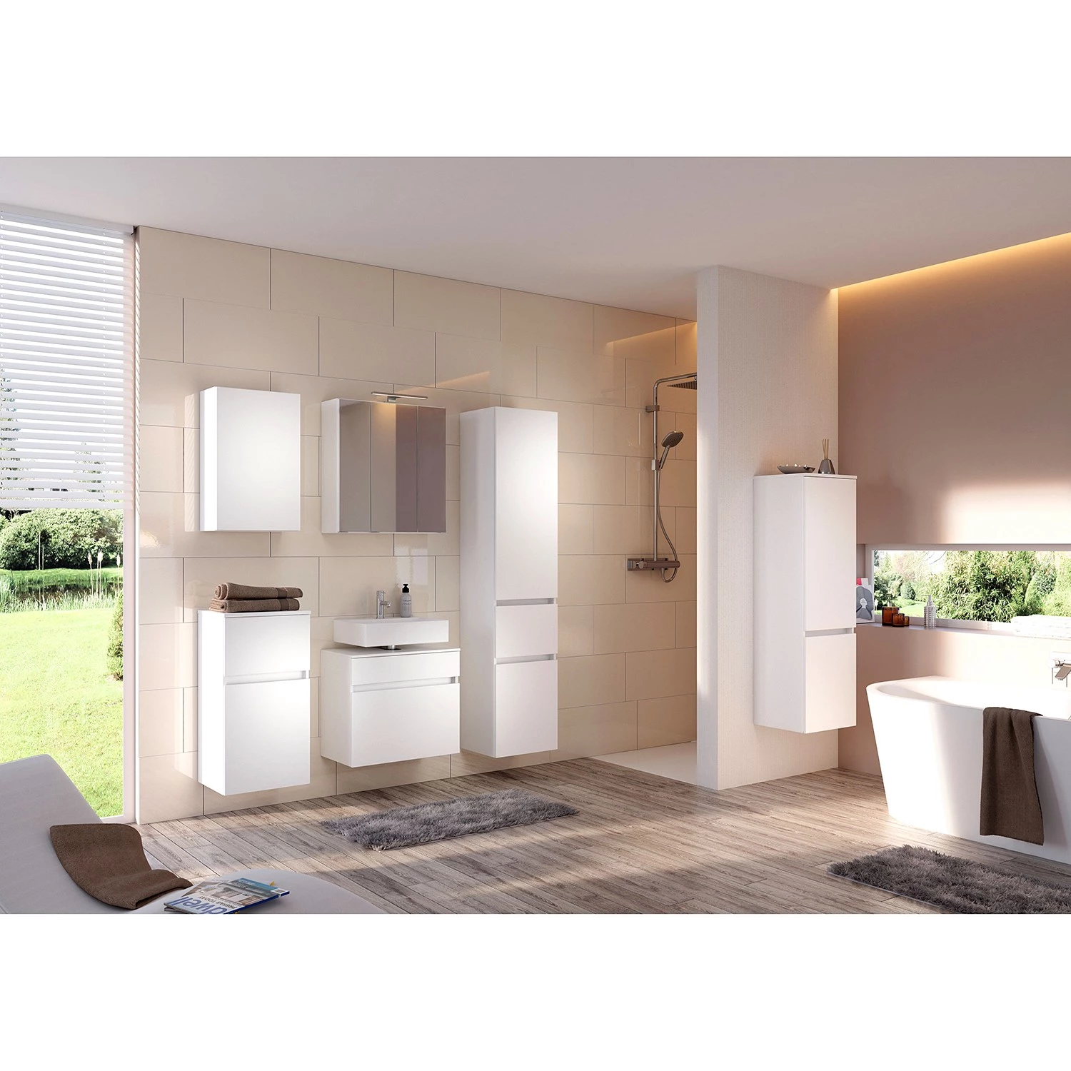 Giessbach Meuble bas Tira - Blanc mat 4 Giessbach Meuble bas Tira - Blanc mat – Image 2