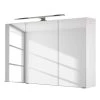 Giessbach Armoire de toilette Tira - Éclairage inclus - Blanc - Largeur : 100 cm
