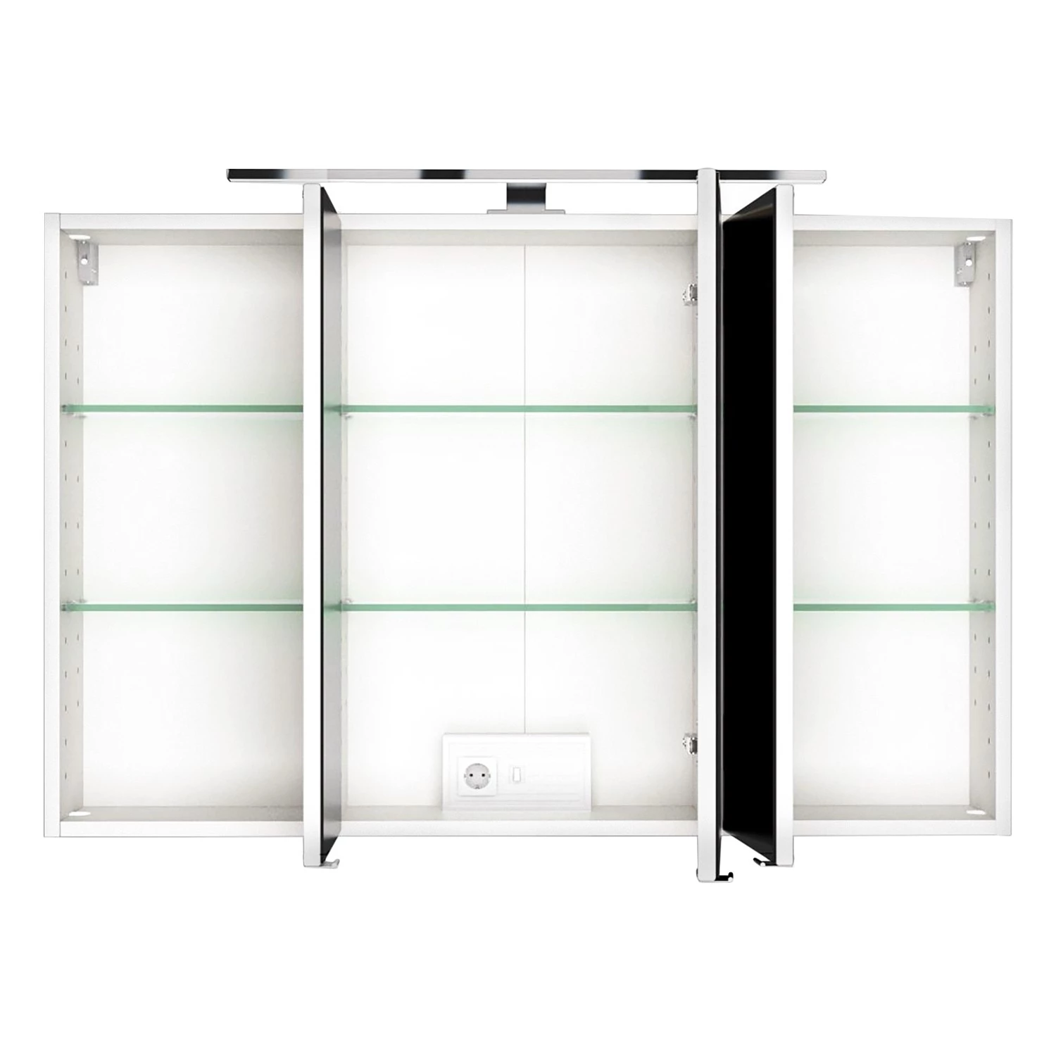 Giessbach Armoire de toilette Tira - Éclairage inclus - Blanc - Largeur : 100 cm 5 Giessbach Armoire de toilette Tira - Éclairage inclus - Blanc - Largeur : 100 cm – Image 3