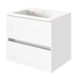 Giessbach Meuble avec vasque Tira - Blanc mat - Largeur : 60 cm