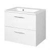 Giessbach Meuble avec vasque Lian - Blanc - Largeur : 60 cm 2 Giessbach Meuble avec vasque Lian - Blanc - Largeur : 60 cm -Meubles de salle de bain Soldes 2022 1000199009 200113 09192200106 IMAGE P000000001000199009