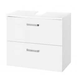 Giessbach Meuble sous lavabo Zeehan I - Blanc brillant / Blanc - Largeur : 60 cm