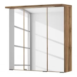 Giessbach Armoire de toilette Zeehan II - Avec éclairage - Imitation chêne wotan - Largeur : 60 cm