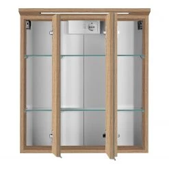 Giessbach Armoire de toilette Zeehan II - Avec éclairage - Imitation chêne wotan - Largeur : 60 cm -Meubles de salle de bain Soldes 2022 1000199514 200106 08291900007 DETAILS P000000001000199514